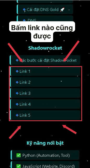 Hướng dẫn Shadowrocket