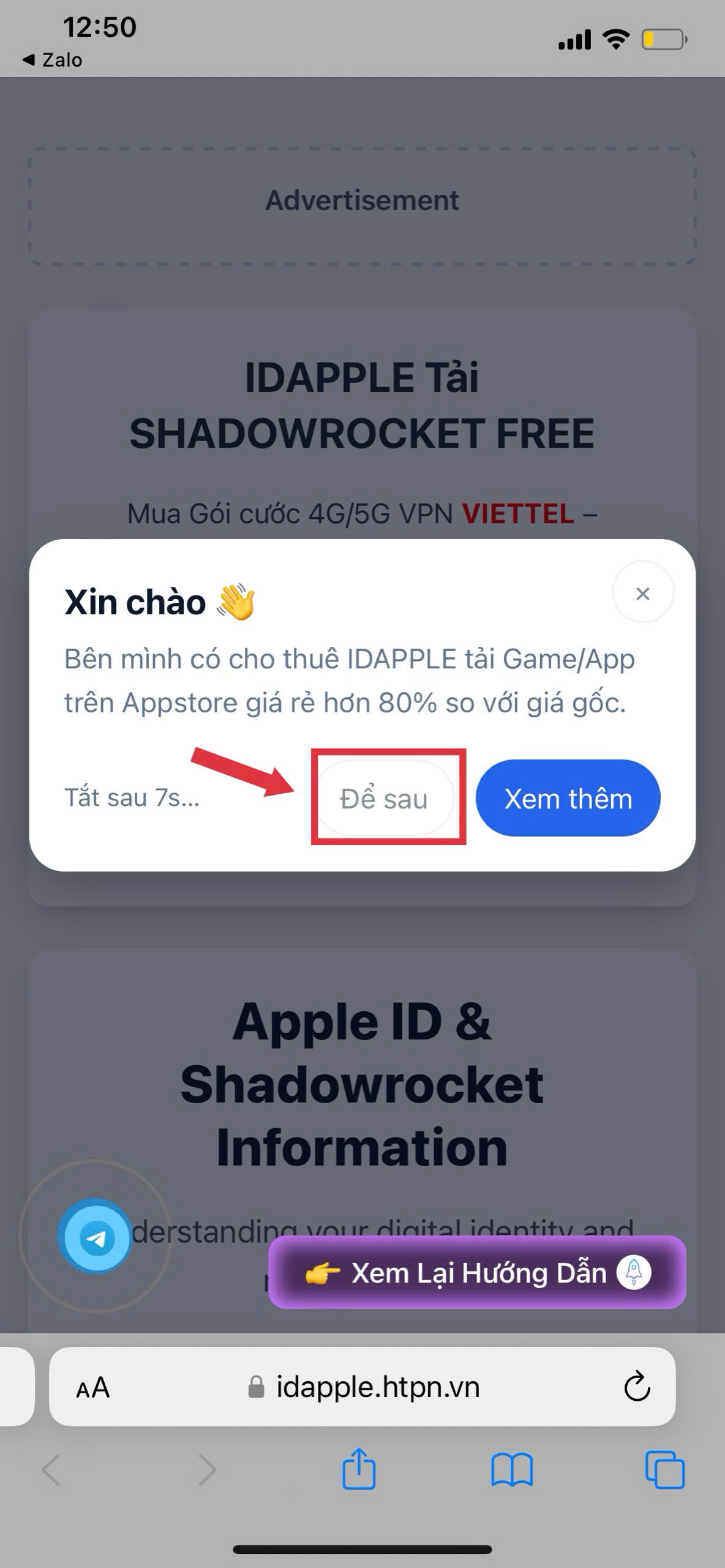 Hướng dẫn Shadowrocket