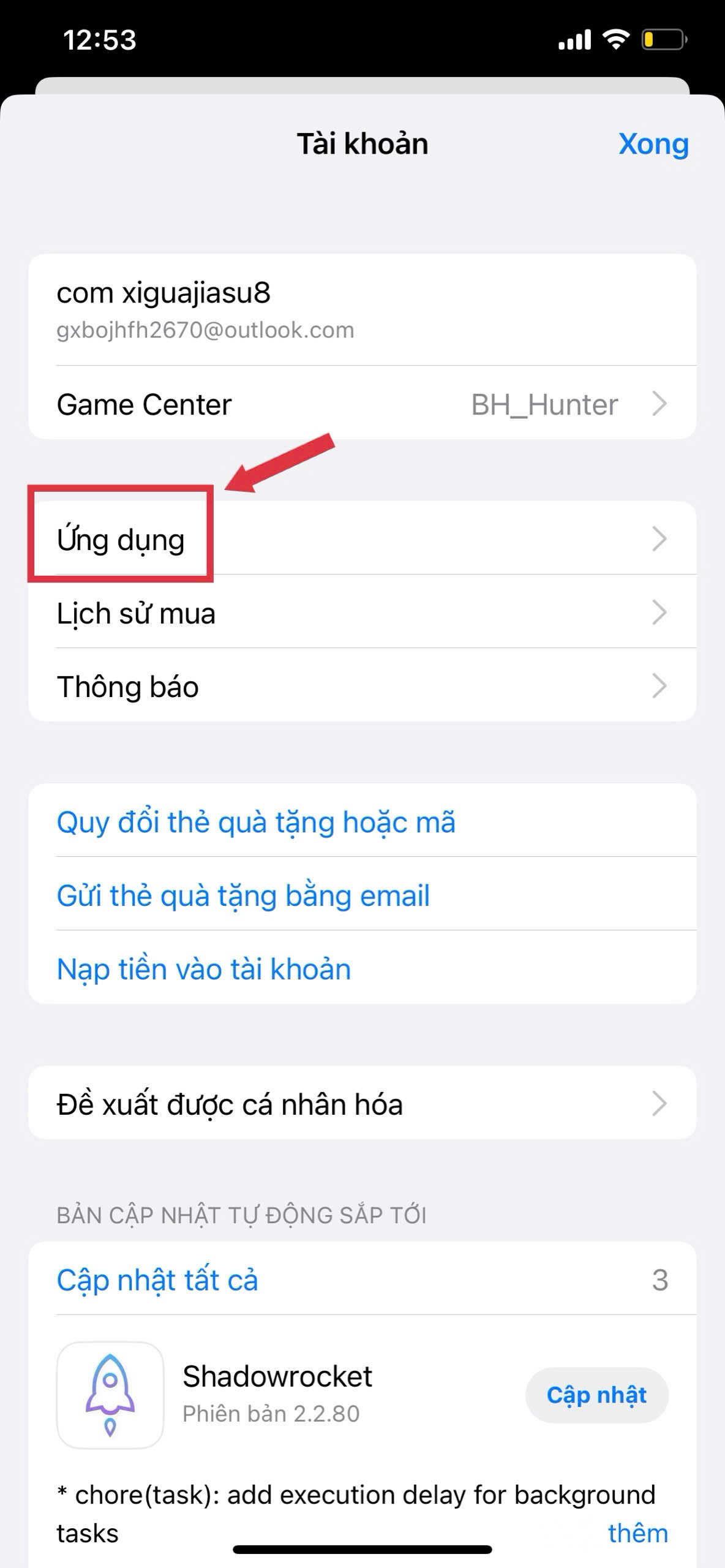 Hướng dẫn Shadowrocket