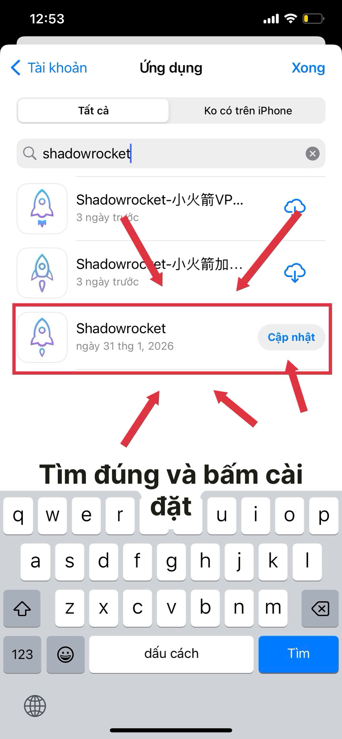 Hướng dẫn Shadowrocket